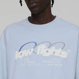 Low Lights Studios Arctic Ring Logo T-Shirt Sky blue