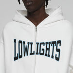 Low Lights Studios Boxer Zip-Hoodie Ecru
