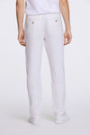 Lindbergh Leinenhose Relaxed Fit Optical White