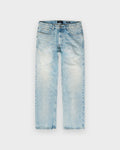 85 Straight Basic Jeans Light Washed Blue