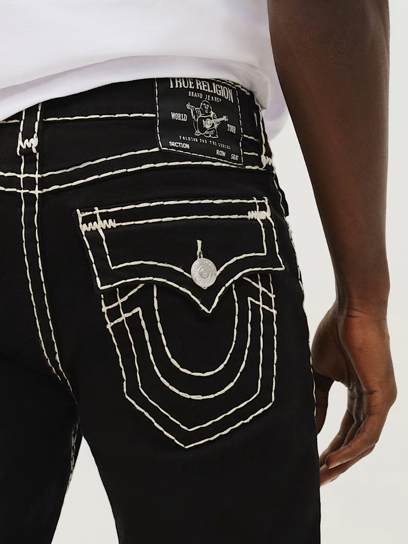 TRUE RELIGION Ricky Super T ジーンズ 31 True Religion Men's Jeans, Black conditioner : Amazon.de