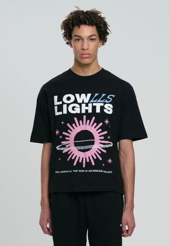 Low Lights Studios Galaxy T-Shirt Black