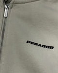 Pegador Logo Oversized Sweat Jacket Washed Dust Cream Gum