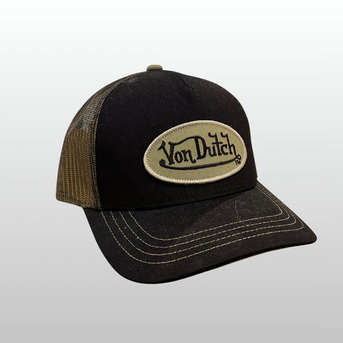 Von Dutch Trucker Cap Boston Cot Twill Black/Army