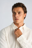 Lindbergh Musselin Hemd Off White