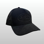 Von Dutch Trucker Cap Boston Cot Twill Rubber Black
