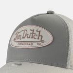 Von Dutch Trucker Cap Boston Cot Twill Grey/White