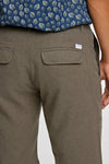 Lindbergh Leinenshorts Dark Army