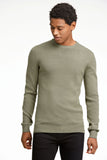 Lindbergh Basic Strickpullover Relaxed Fit Army