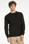 Lindbergh Basic Strickpullover Relaxed Fit black