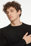 Lindbergh Basic Strickpullover Relaxed Fit black