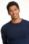 Lindbergh Basic Strickpullover Relaxed Fit Navy