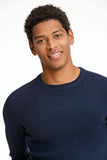 Lindbergh Basic Strickpullover Relaxed Fit Navy