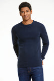 Lindbergh Basic Strickpullover Relaxed Fit Navy