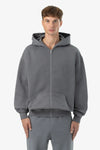 Pegador Logo Oversized Sweat Jacket Vintage Grey / Grey