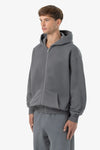 Pegador Logo Oversized Sweat Jacket Vintage Grey / Grey