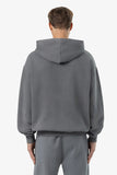Pegador Logo Oversized Sweat Jacket Vintage Grey / Grey