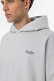 Pegador Bronson Oversized Hoodie Washed Clear Grey