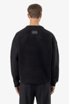 Pegador Tripole Oversized Knit Sweater Black Shadow / Blue