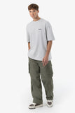 Pegador Hyde Oversized Tee Washed Clear Grey