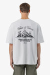 Pegador Hyde Oversized Tee Washed Clear Grey