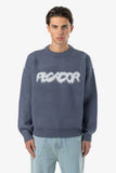 Pegador Tripole Oversized Knit Sweater Shadow Blue Cream