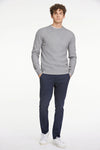 Lindbergh Basic Strickpullover Relaxed Fit Grey Mel