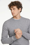 Lindbergh Basic Strickpullover Relaxed Fit Grey Mel