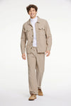 Lindbergh Cord Overshirt Sand