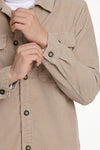 Lindbergh Cord Overshirt Sand