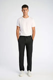 Lindbergh Leinenhose Relaxed Fit Black