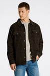 Lindbergh Cord Overshirt Schwarz