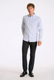 Lindbergh Oxford Hemd Sky Blue gestreift
