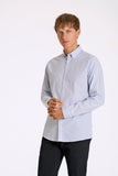 Lindbergh Oxford Hemd Sky Blue gestreift