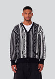 Colucci 3D Knit Cardigan AOP Black