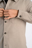 Lindbergh Hemdjacke Stone Mel