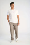 Lindbergh Stoffhose Relaxed Stone Mel