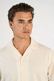 Lindbergh Hemd Strukturmuster pearl white