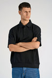 Lindbergh Oversized Polo-Shirt Black