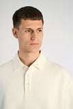 Lindbergh Oversized Polo-Shirt Pearl White