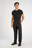 Lindbergh Stoffhose Flannel Black Mel