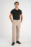 Lindbergh Stoffhose Flannel Dark Sand Mel