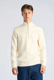 Lindbergh Halfzip Sweater Relaxed Fit offwhite