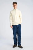 Lindbergh Halfzip Sweater Relaxed Fit offwhite