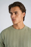 Lindbergh Strick T-Shirt Dusty Green
