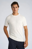 Lindbergh Strick T-Shirt Salt white