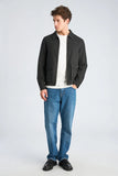 Lindbergh Overshirt Flannel Black Mel