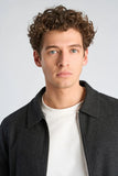 Lindbergh Overshirt Flannel Black Mel