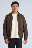 Lindbergh Overshirt Flannel Brown Mel