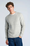 Lindbergh Rib Strickpullover Grey Mel